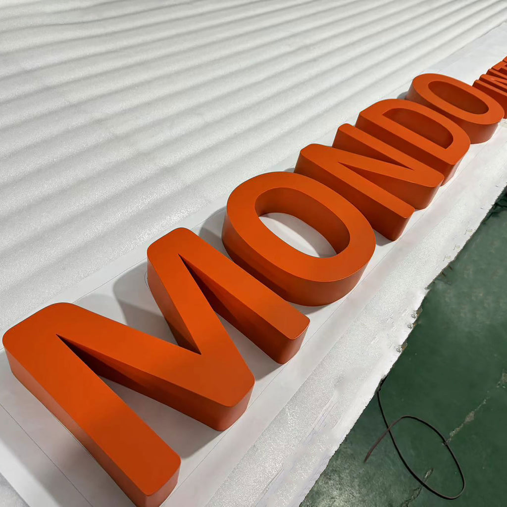 Large Size Outdoor Building Signs Powder Coated Channel Letters Signages