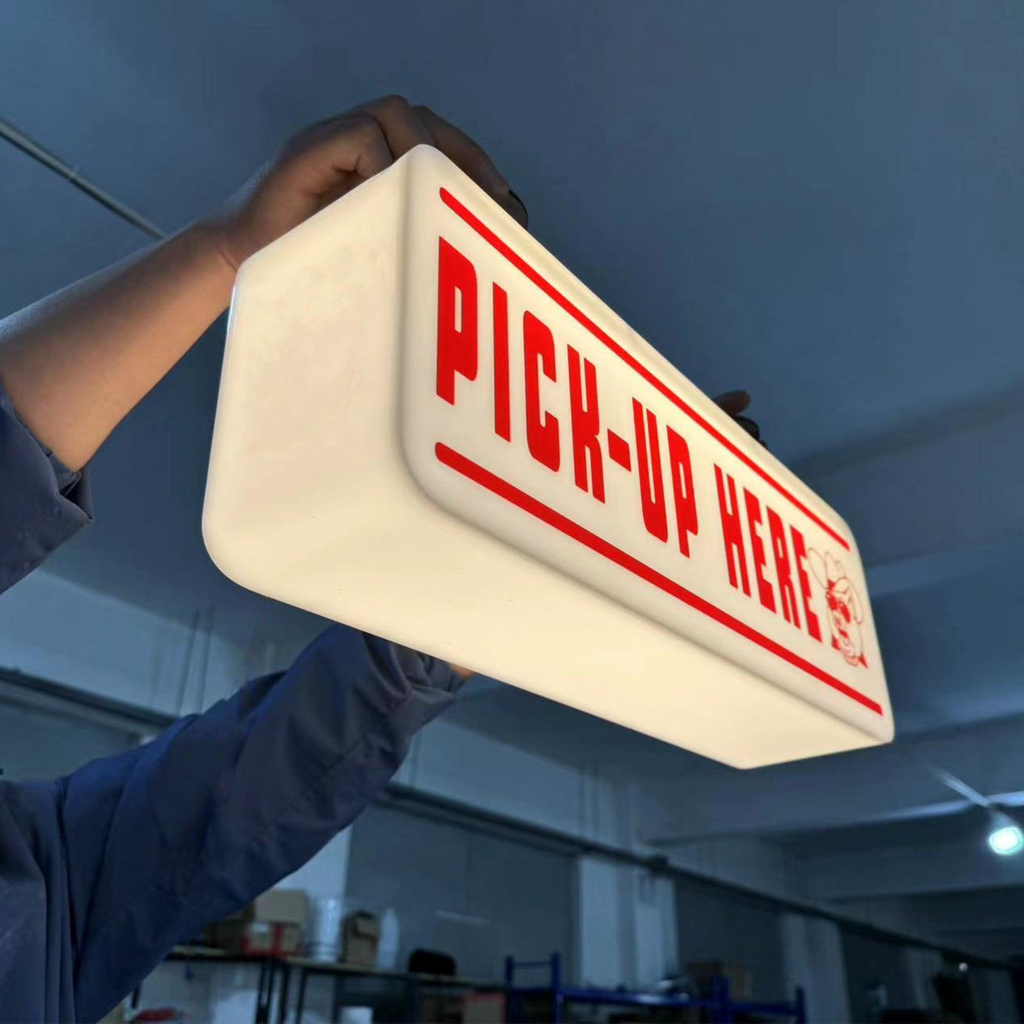 Restaurants indoor hanging lightbox custom shop advertising display acrylic full lit lightbox sign