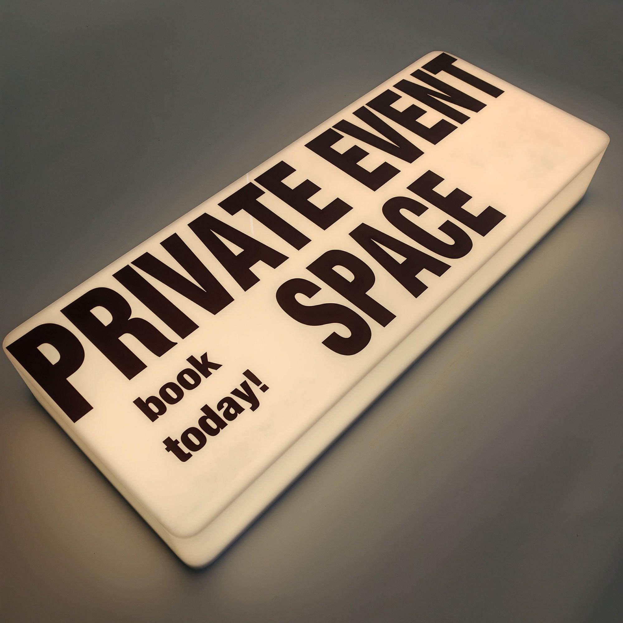 Custom shop wall signs waterproof led full-lit acrylic lightbox sign high quality business signs