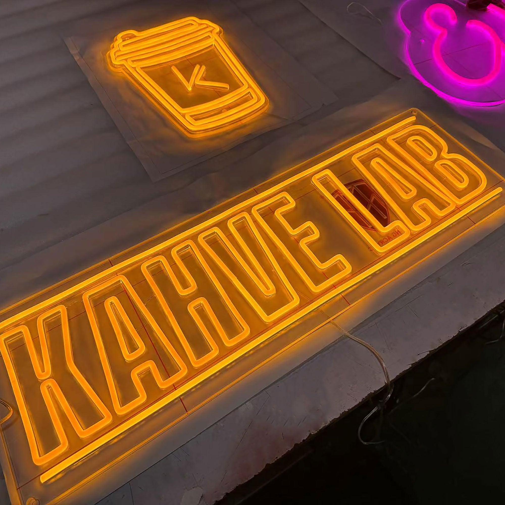 Led Indoor Decor Wall Mounted Restaurants Coffee Shop Neon Lights Sign