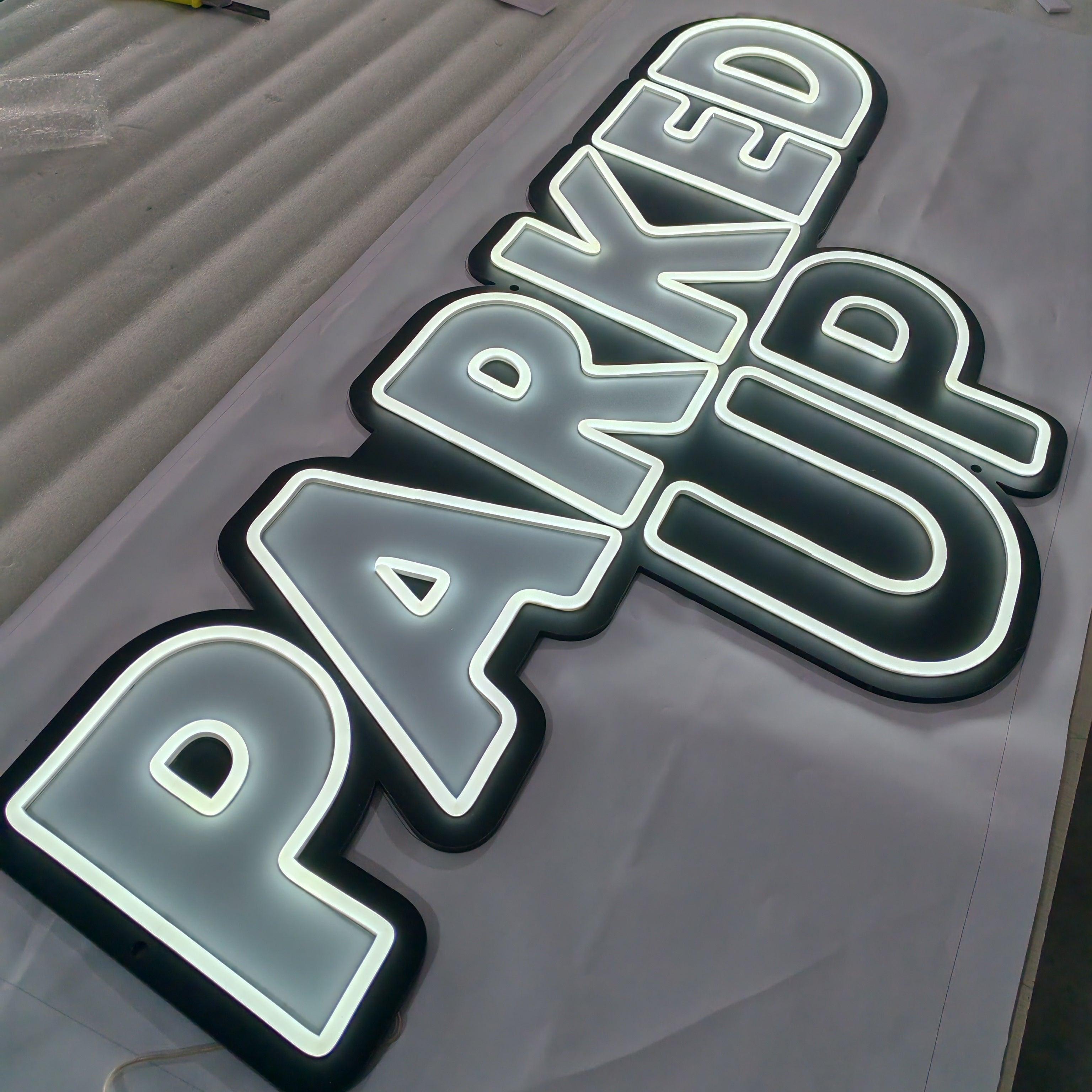 Custom bar club decor signs restaurants wall mounted led neon signs advertising display