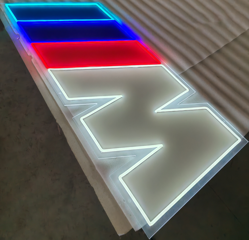 Illuminated 3D logo sign Custom Indoor Company Decor LED Neon Signs Party Festival Decors