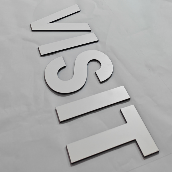 Custom Brand Logo Signage 5mm Laser Cut Acrylic Letters Office Interio ...