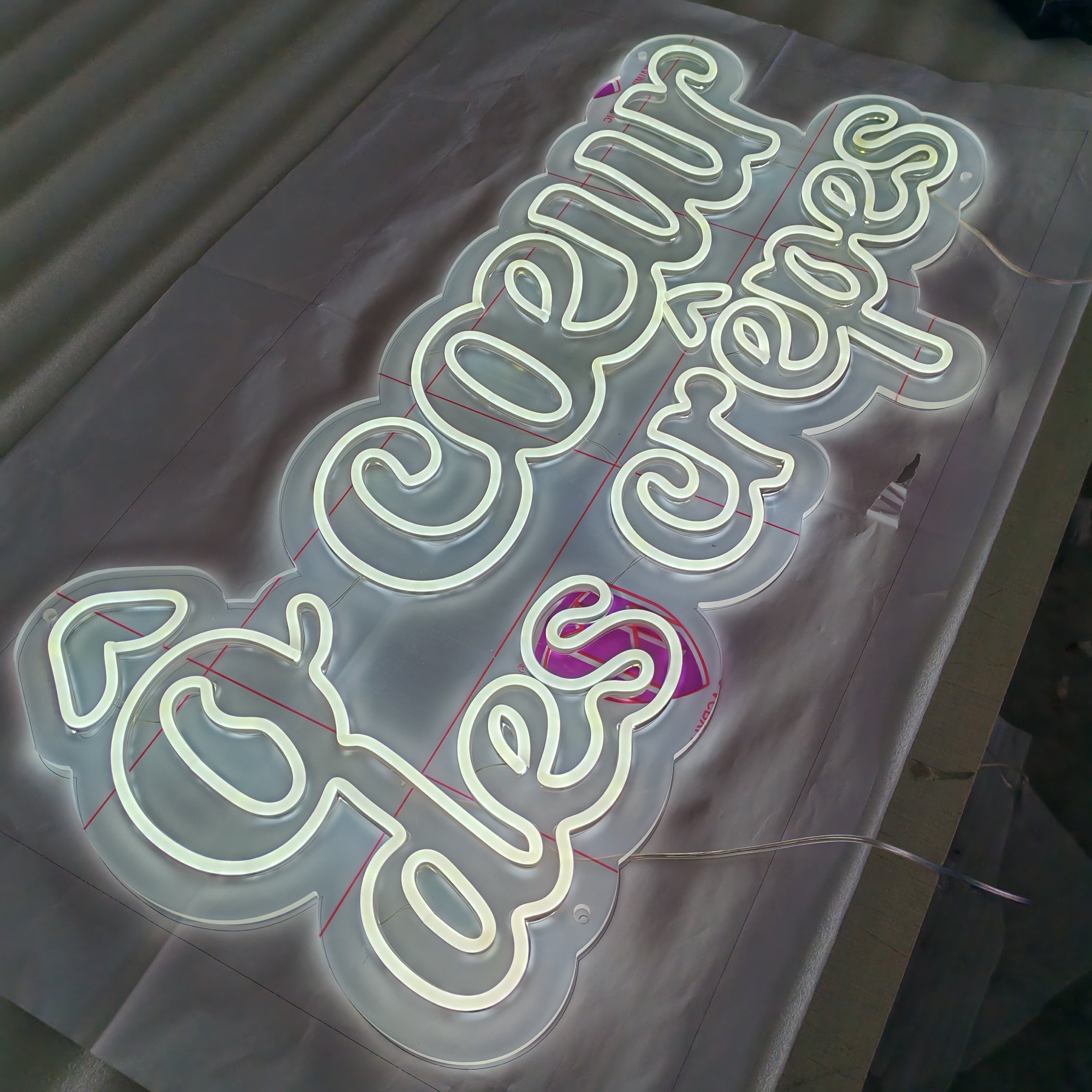 Custom Christmas Decor Led Neon Letters Sign Room Wall Decoration Game Room Neon Sign