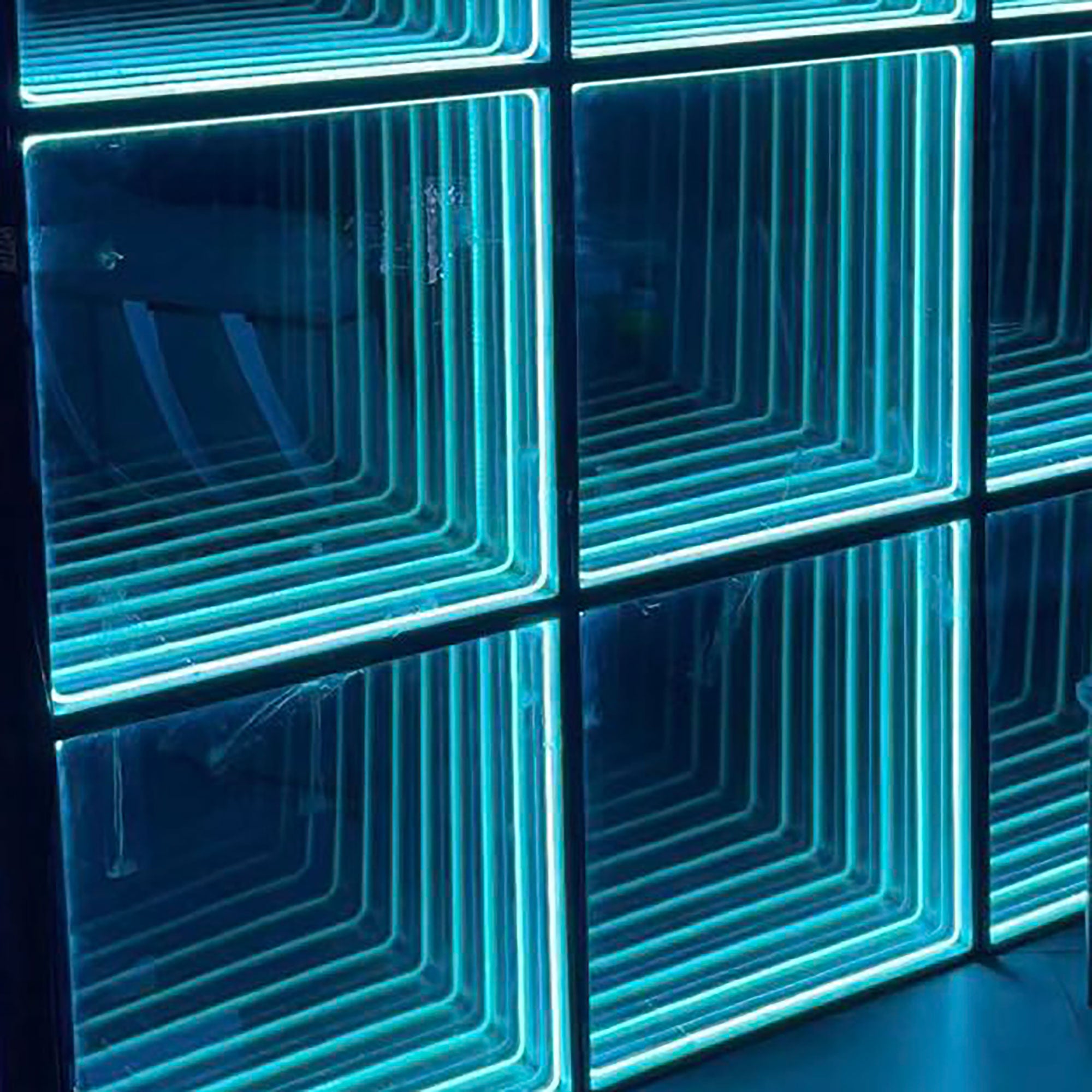 Customized Multi Layer Wall Mounted Infinity Mirror Acrylic Abyss Mirror LED Infinite Sign