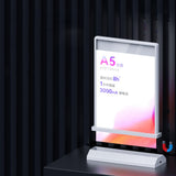 Desktop Display Magnetic Ultra Thin LED Advertising Sign Double Side A4 Led Light Box