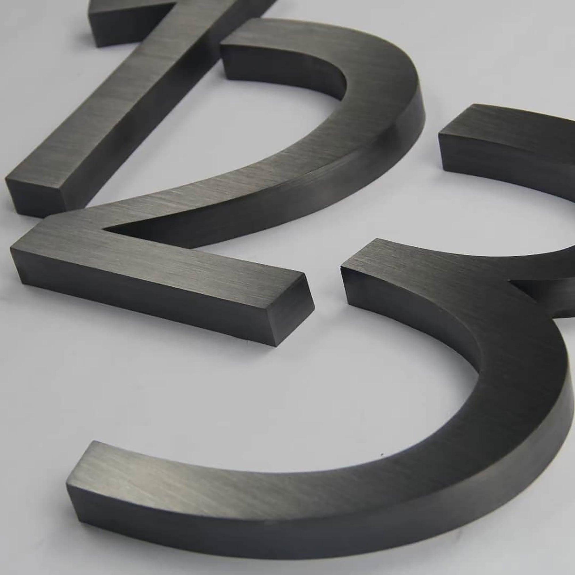 Outdoor Brushed Metal Channel Letters – sunsignus
