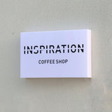Wall Studio Light Box Full Luminous LED Lightbox DIY Office LED Acrylic Lightbox Outdoor Sign