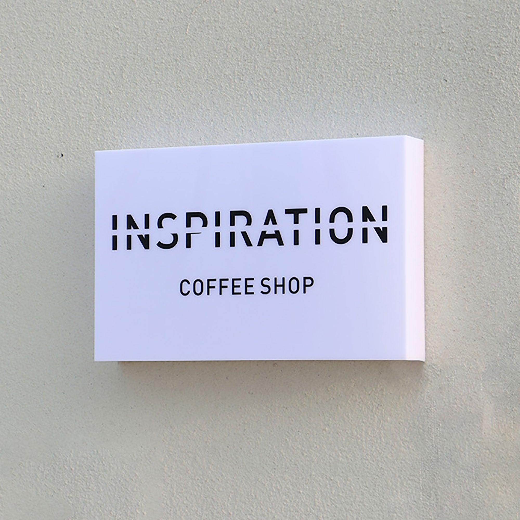 Wall Studio Light Box Full Luminous LED Lightbox DIY Office LED Acrylic Lightbox Outdoor Sign