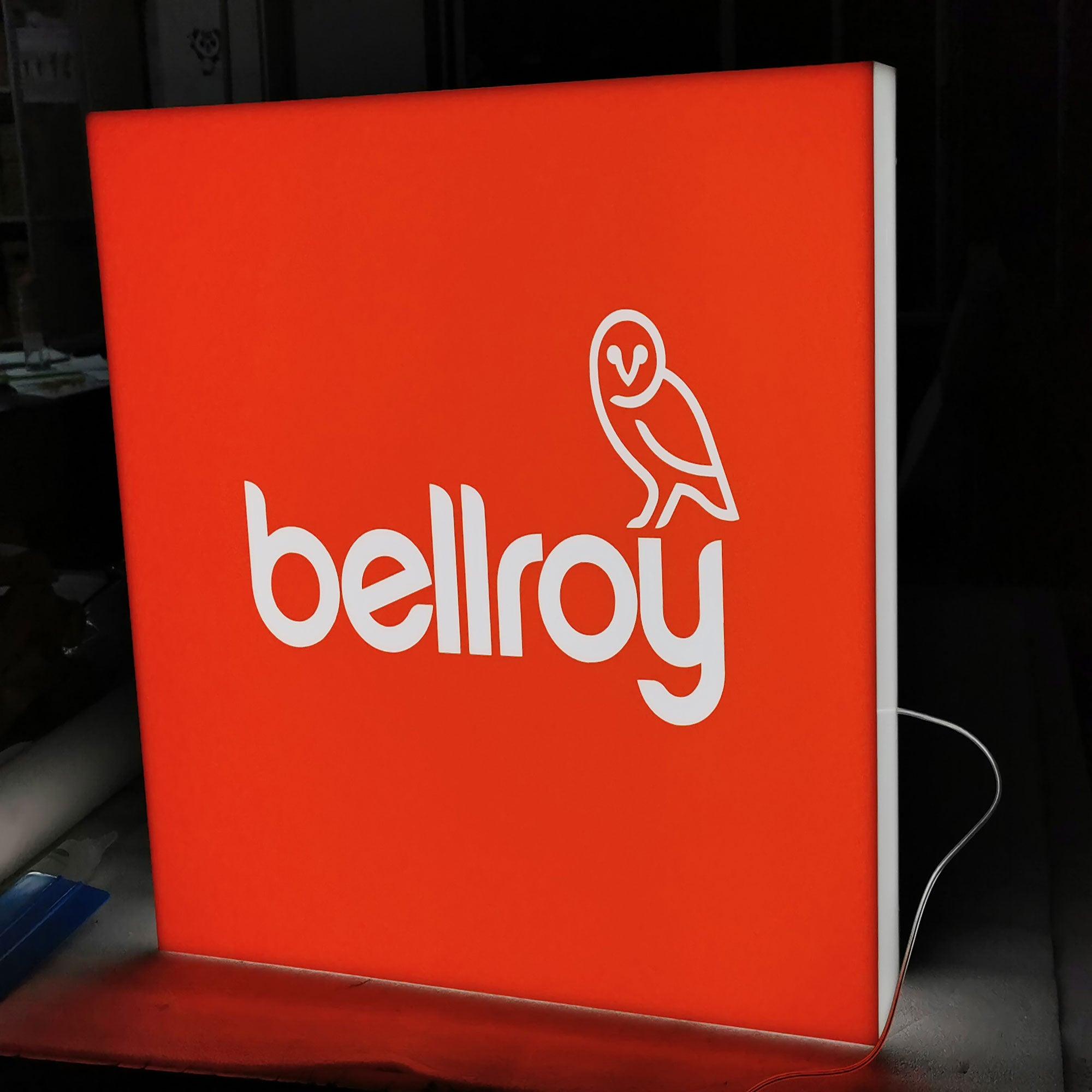 Hanging LED Rectangle Acrylic Light Box Shop Front Sign Store Shop Business Use Light Box