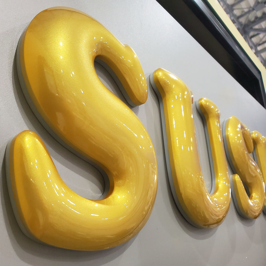 Sign Maker Manufacturer Custom 3D Backlit Acrylic Letter Signage Lighted Company Logo Name Gold Led Illuminated Sign