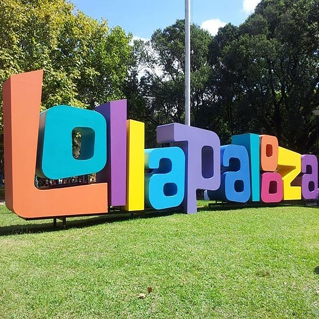 Customized personalized 3D stainless steel double-sided three-dimensional floor free standing letters sign for park and square