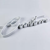 RGB LED Front Illuminated Acrylic Letters Office Wall Logo Custom Lighted Led Acrylic Sign