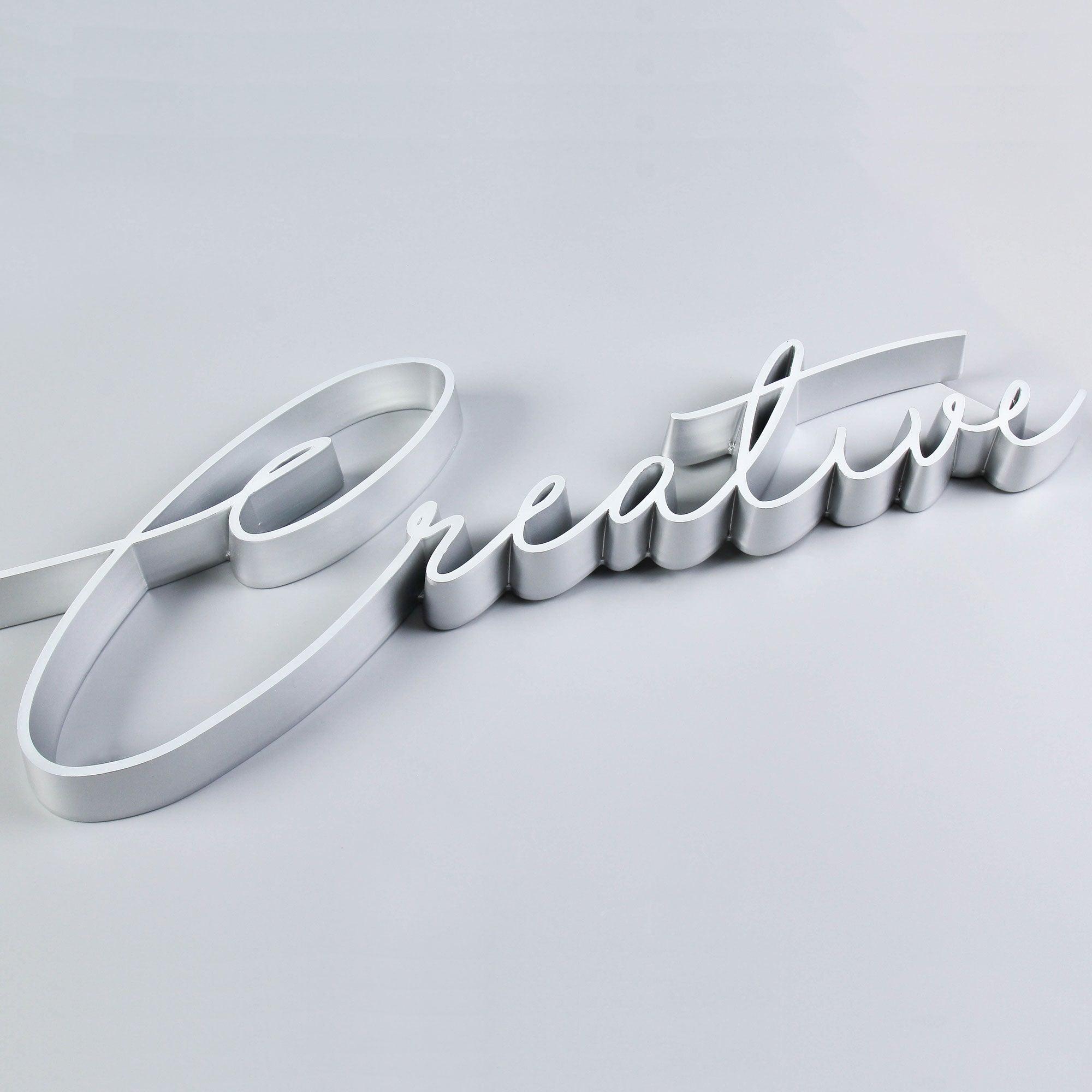 RGB LED Front Illuminated Acrylic Letters Office Wall Logo Custom Lighted Led Acrylic Sign