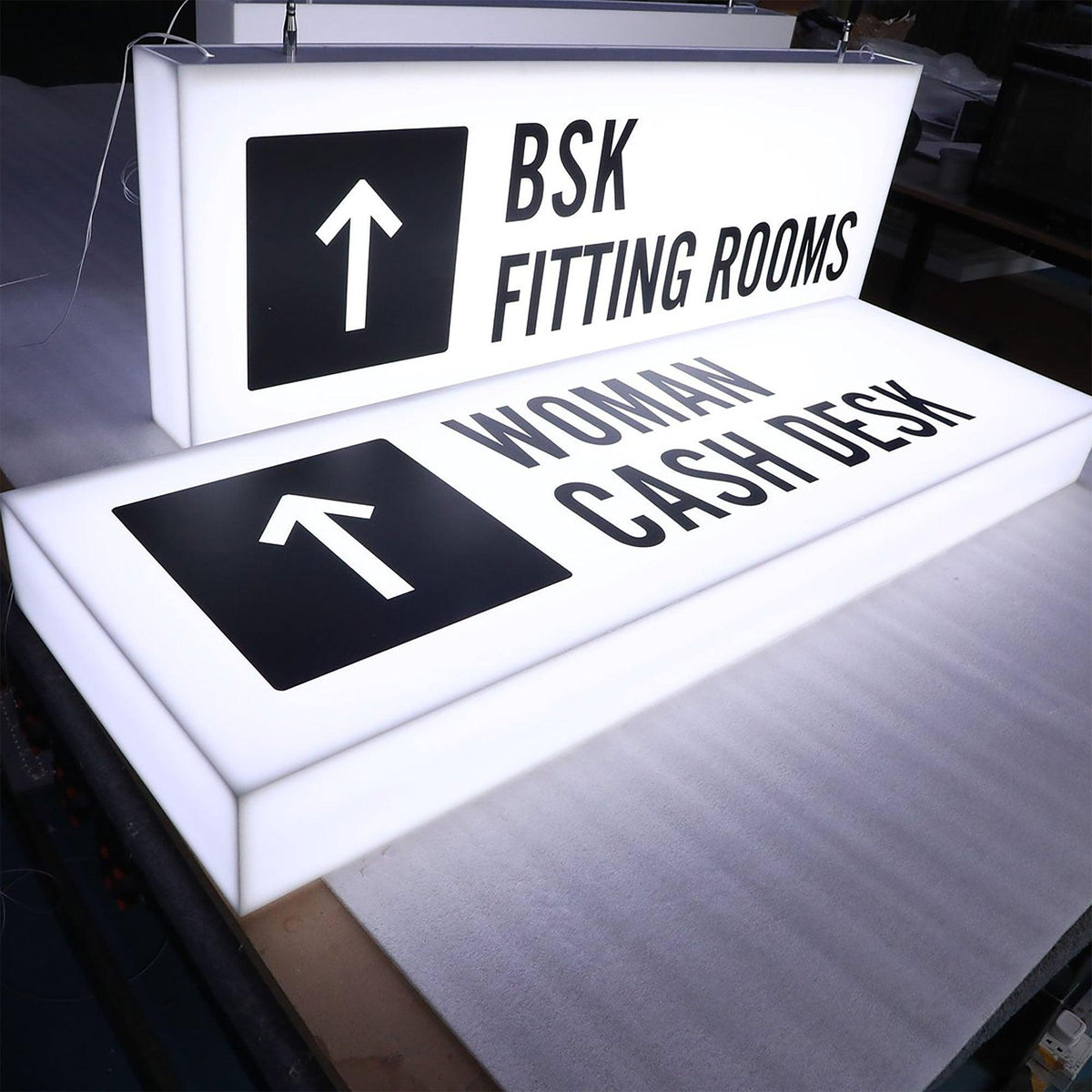 Led Signage Festrant Custom LED Full Lit Acrylic Light Box Signage – sunsignus