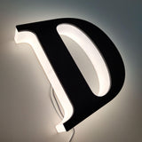 Customized signage backlit three dimensional led office sign reverse lit channel letter sign