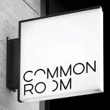 Blade Logo Sign Custom LED Lightbox Signs Stainless Steel Double Lit Shop Front Commercial Sign