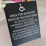 Building Acrylic Braille Sign Wall ADA Standard Plaques Room Door Painted Acrylic Sign Plates