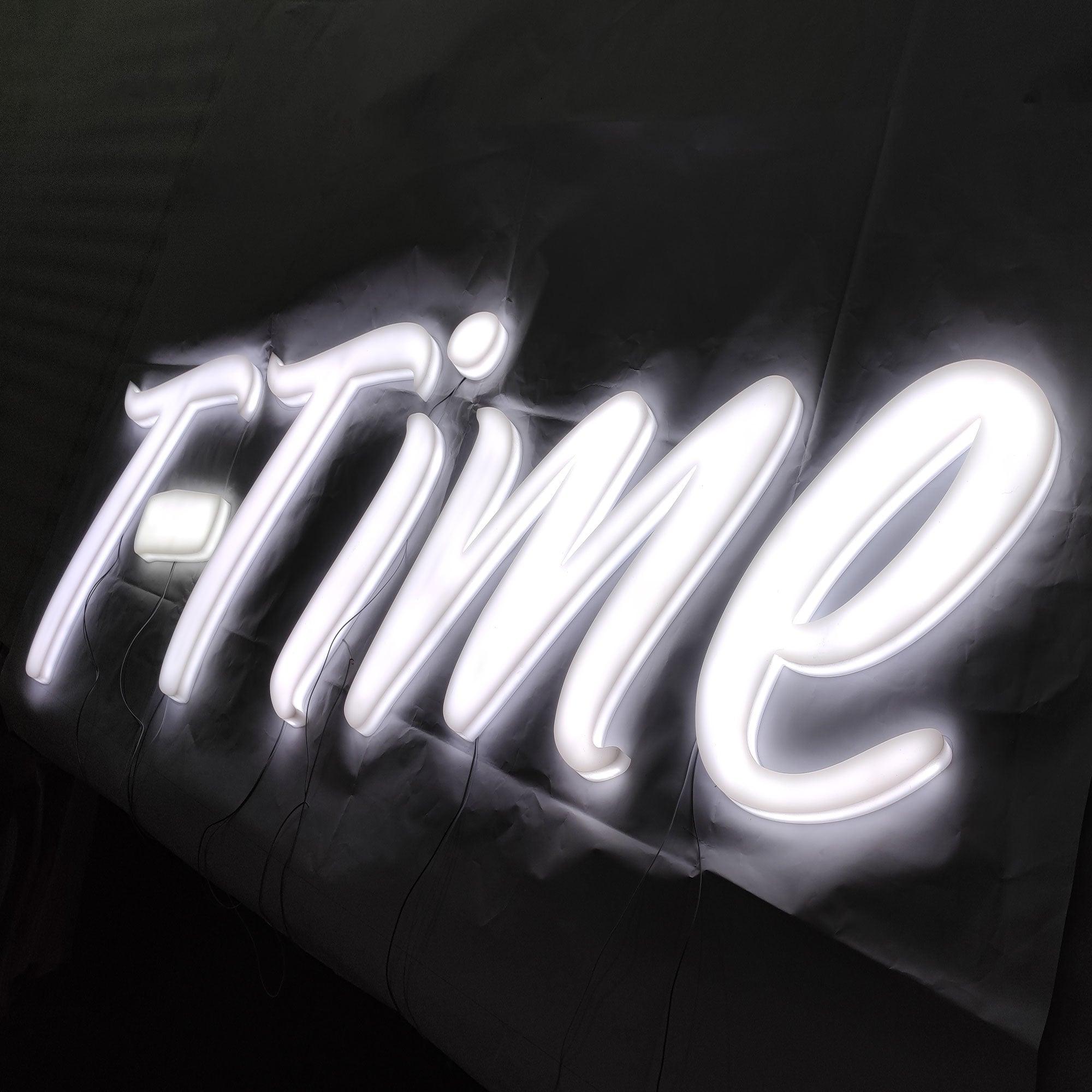 Customized Color Led Lighted Full Lit Led 3D Fabricated Acrylic Illuminated Letters Logos