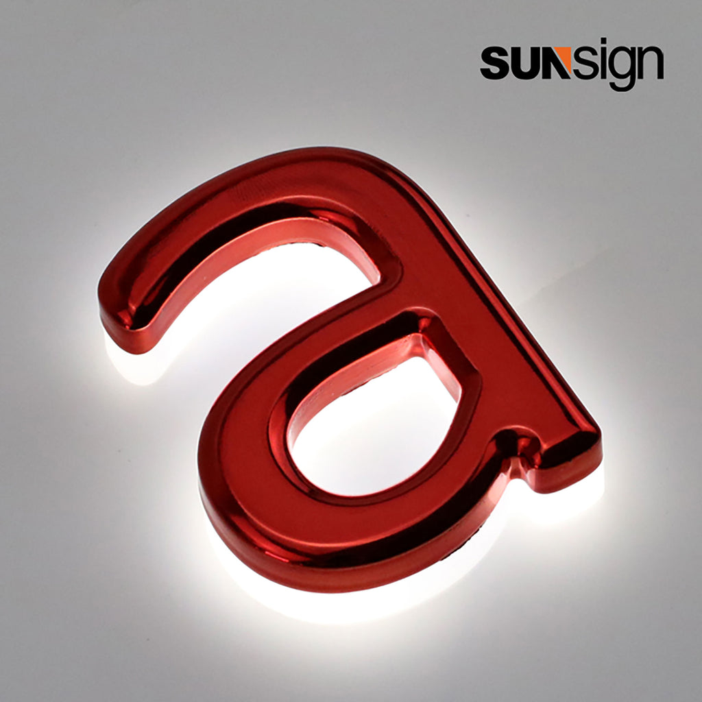 Durable LED Illuminated Outdoor Light Letter Business Store Sign 3D Acrylic Light Up Letter Sign