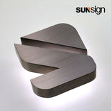 Led backlit channel letter reverse lit 3d laser cut alphabet letters advertising display sign