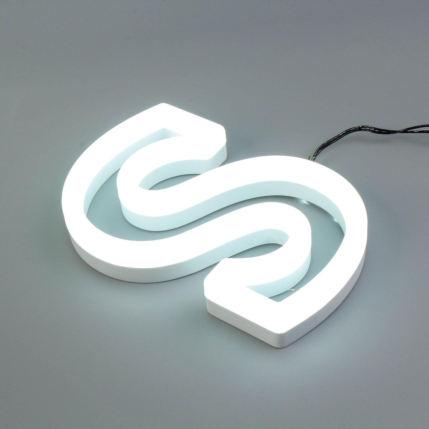 Business illuminated sign coffee shop led acrylic neon letters waterproof outdoor signages