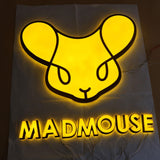 Waterproof led acrylic letters plastic frontlit business signs backlit commercial letters signage