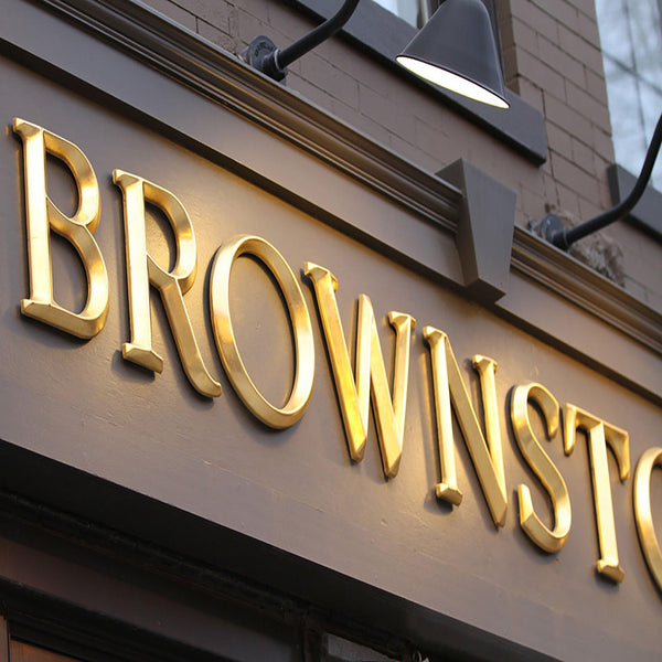 Gold Metal Letters Business Shop Signs 3d Stainless Steel Logo Custom ...