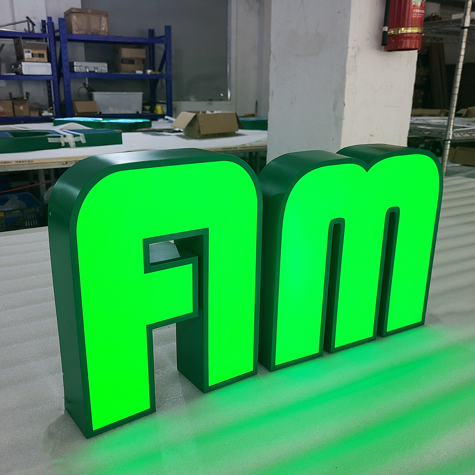 Custom Wall Signage Illuminated Channel Letter Signs 3D Led Logo Sign ...