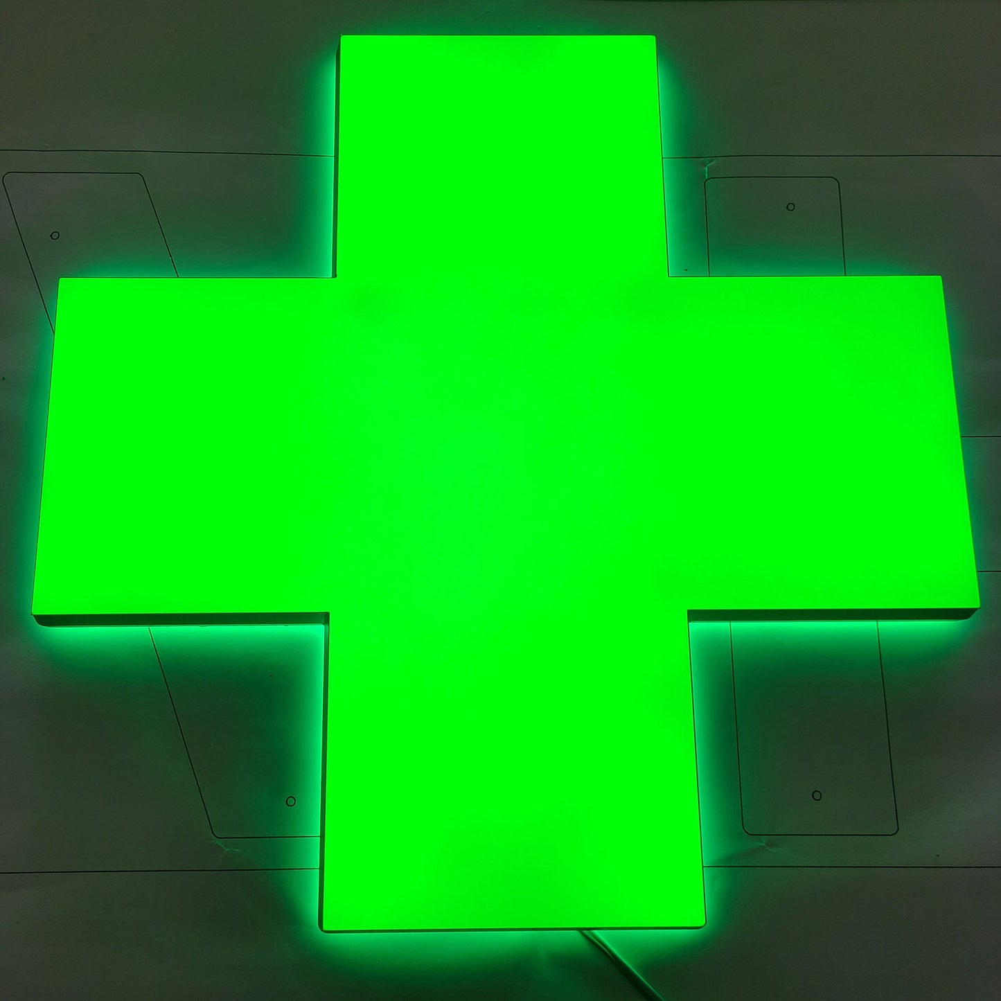 Medical Pharmacy LED Sign, Acrylic Logo Sign, Illuminated Logo Sign, Custom Store Signs, Led Business Sign, Hospital Sign