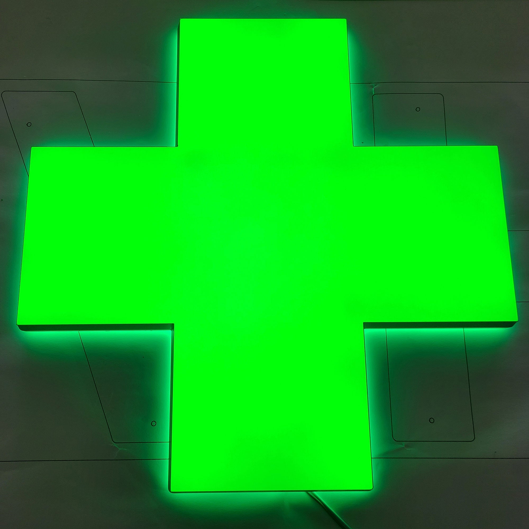 Medical Pharmacy LED Sign, Acrylic Logo Sign, Illuminated Logo Sign, Custom Store Signs, Led Business Sign, Hospital Sign