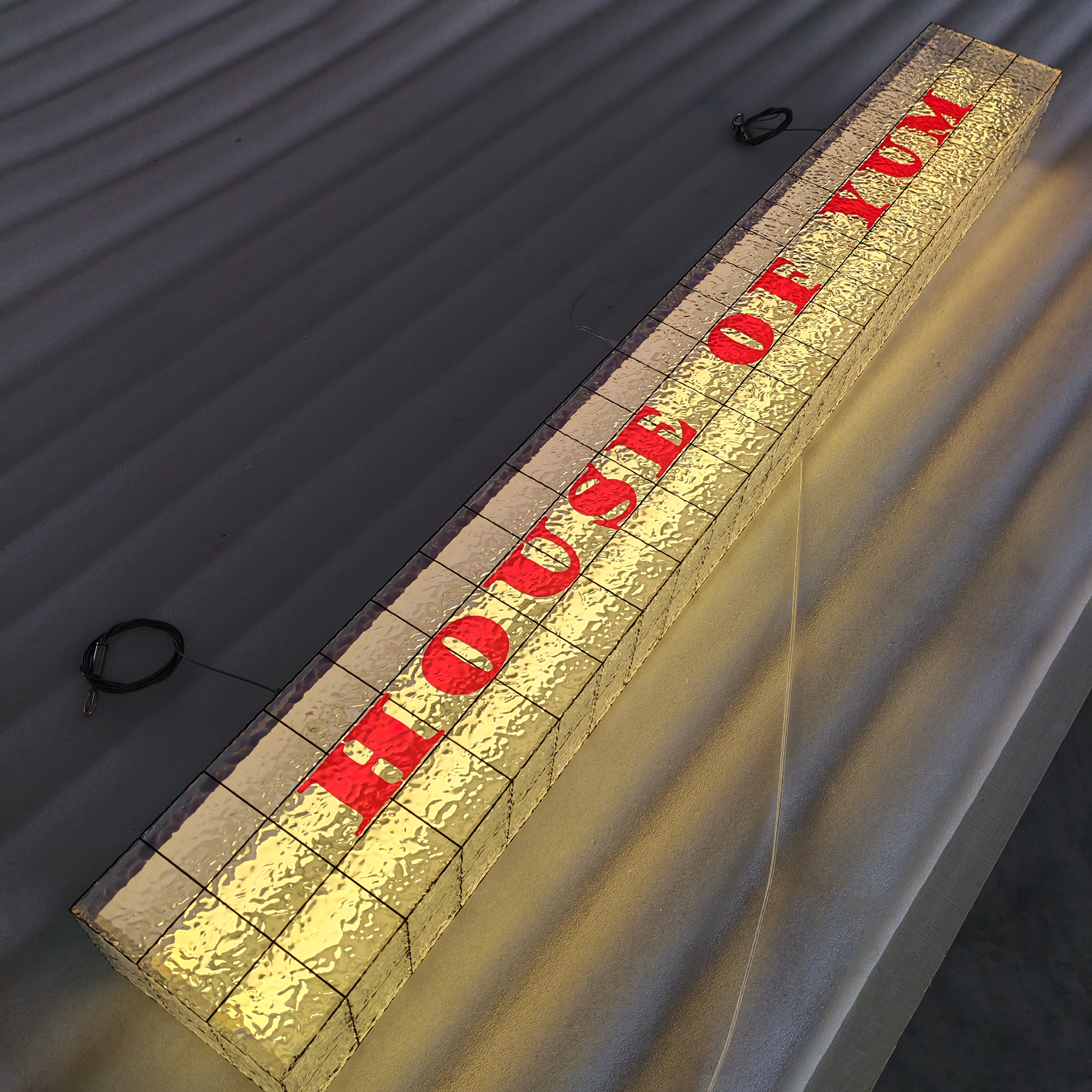 Hanging Store Signs Custom Full-lit Acrylic Light Box Signboard Coffee Shop Bar Interior Illuminated Sign Business Display