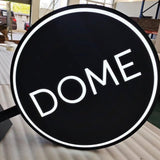 Customized Wall Blade Sign Stainless Steel Led Lightbox Sign Dual-lit Shop Front Acrylic Sign