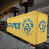Custom Full-Illuminated Acrylic Light Box Store Door Front Hanging Shop LED Lightbox Signboard