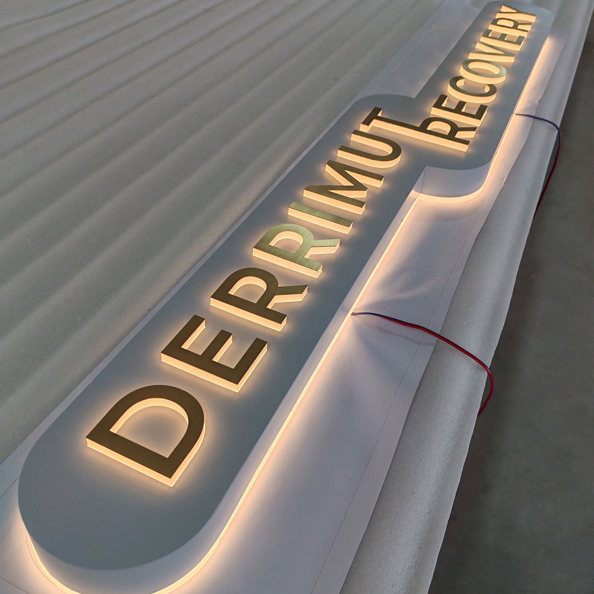 Reception Wall Lightbox,Brand Logo Display, Office Name Signs, Studio LED Sign, Company Lobby Lighted Signages