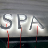 Custom Led Business Sign Back Lighted Advertising Channel Letters Comapny Logo 3D Backlit Electronic Sign