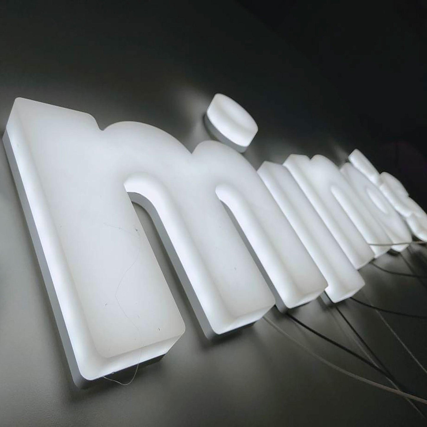 LED Lighting Store Front Acrylic Letter Sign Waterproof Illuminated Channel Letters for Wall