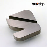 Led backlit channel letter reverse lit 3d laser cut alphabet letters advertising display sign