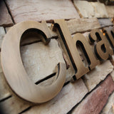 Bronze Fabricated Vintage Signs Alphabet Business Logos Metal Sign Outdoor Letters Signage