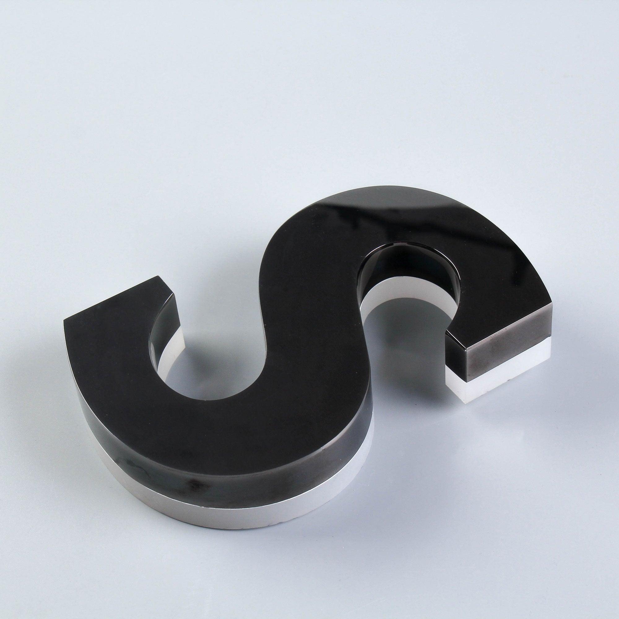 Custom Stainless Steel Backlit Alphabet Lettering Signs LED Halo Lit Channel Letters Sign