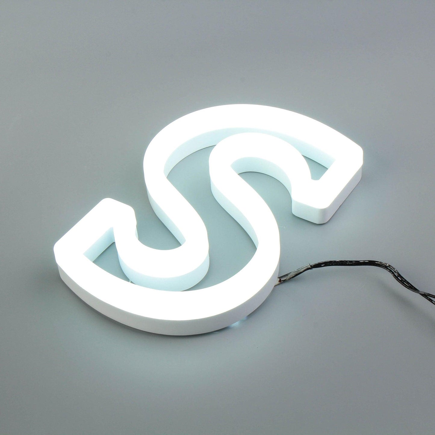 Business illuminated sign coffee shop led acrylic neon letters waterproof outdoor signages