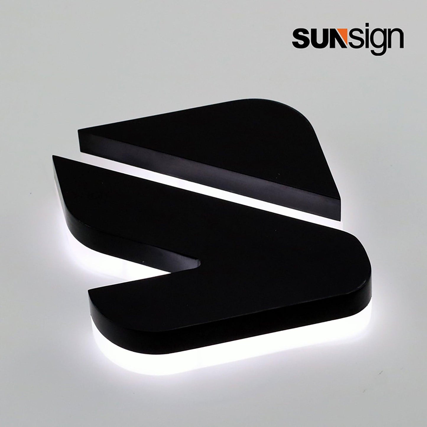 Commercial Halo Illuminated Signs Customized Waterproof Led Backlit Sign Channel Letters