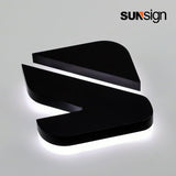Commercial Halo Illuminated Signs Customized Waterproof Led Backlit Sign Channel Letters