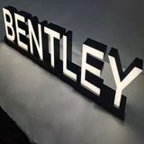 Custom LED Desk Top Sign Free Standing Table Sign Advertising Display Logo Double Side Illuminate Acrylic Letter Sign