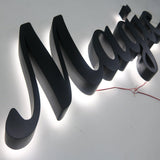 Building Logo Sign Business Signboard 3D Custom Led Business Signs Stud Mounted Wall Display Channel Letters Outdoor