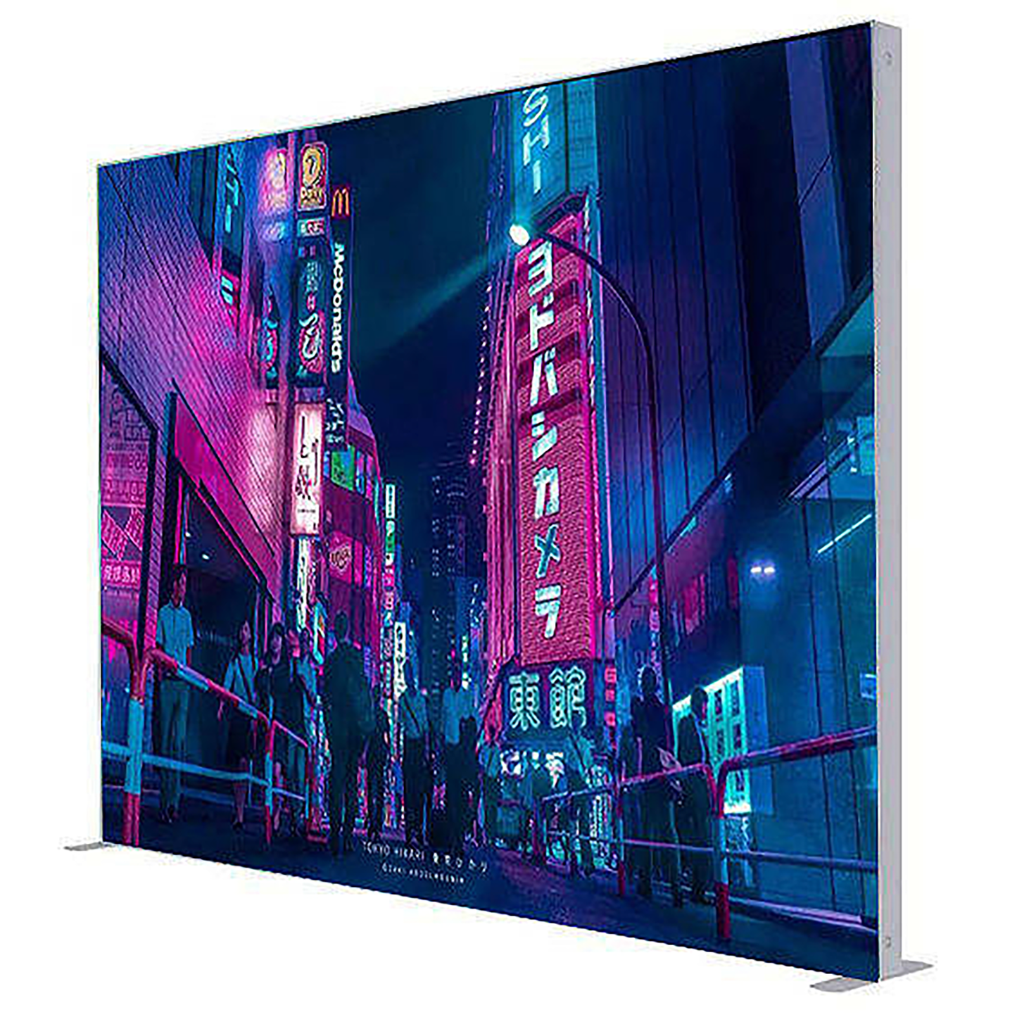 Outdoor Shop Front Aluminum Signboard Rectangle Profile Lightbox Signage Custom LED Fabric Light Box Sign
