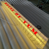 Hanging Store Signs Custom Full-lit Acrylic Light Box Signboard Coffee Shop Bar Interior Illuminated Sign Business Display