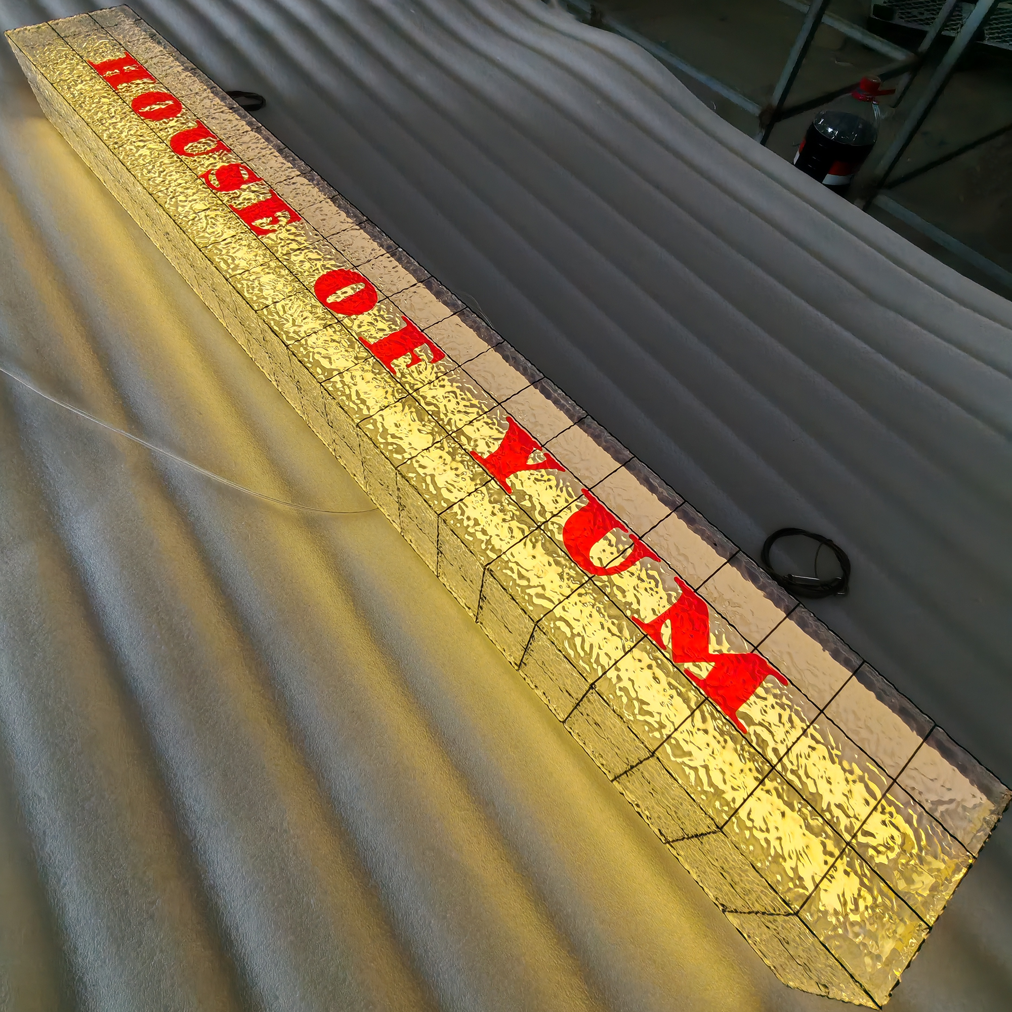 Hanging Store Signs Custom Full-lit Acrylic Light Box Signboard Coffee Shop Bar Interior Illuminated Sign Business Display