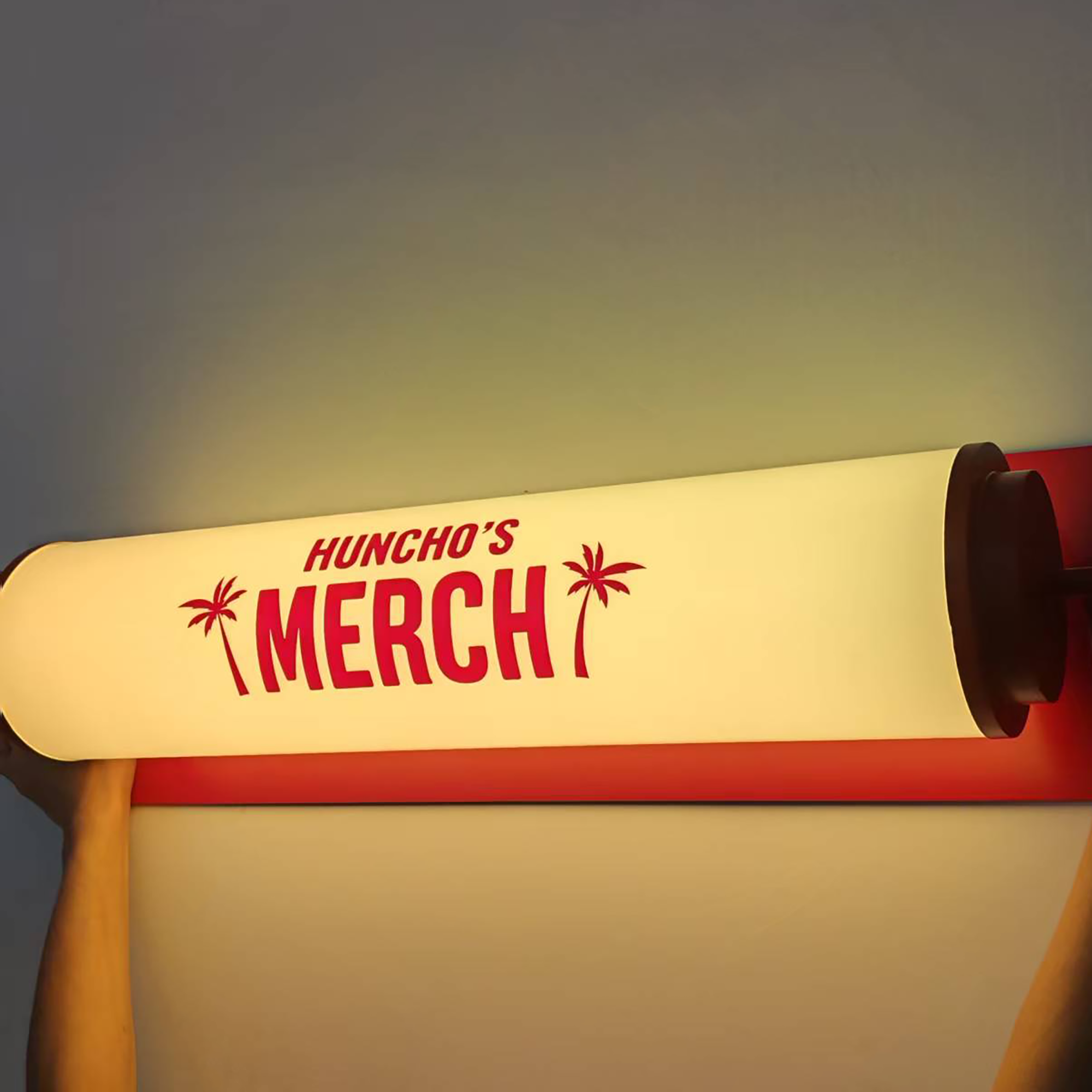 Custom Business Round Tube LED Light Box Fulllit Acrylic Cylindrical Sign for Shop Advertising Display