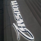 3D Lighted UP Letters Sign Office Wall Mounted Acrylic Frontlit Backlit Letters Sign Illuminated Company Logo Signs